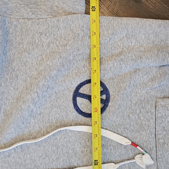 Wildfox Peace Love Road Trip Oversized Hoodie Heather Grey Small - Picture 10 of 12